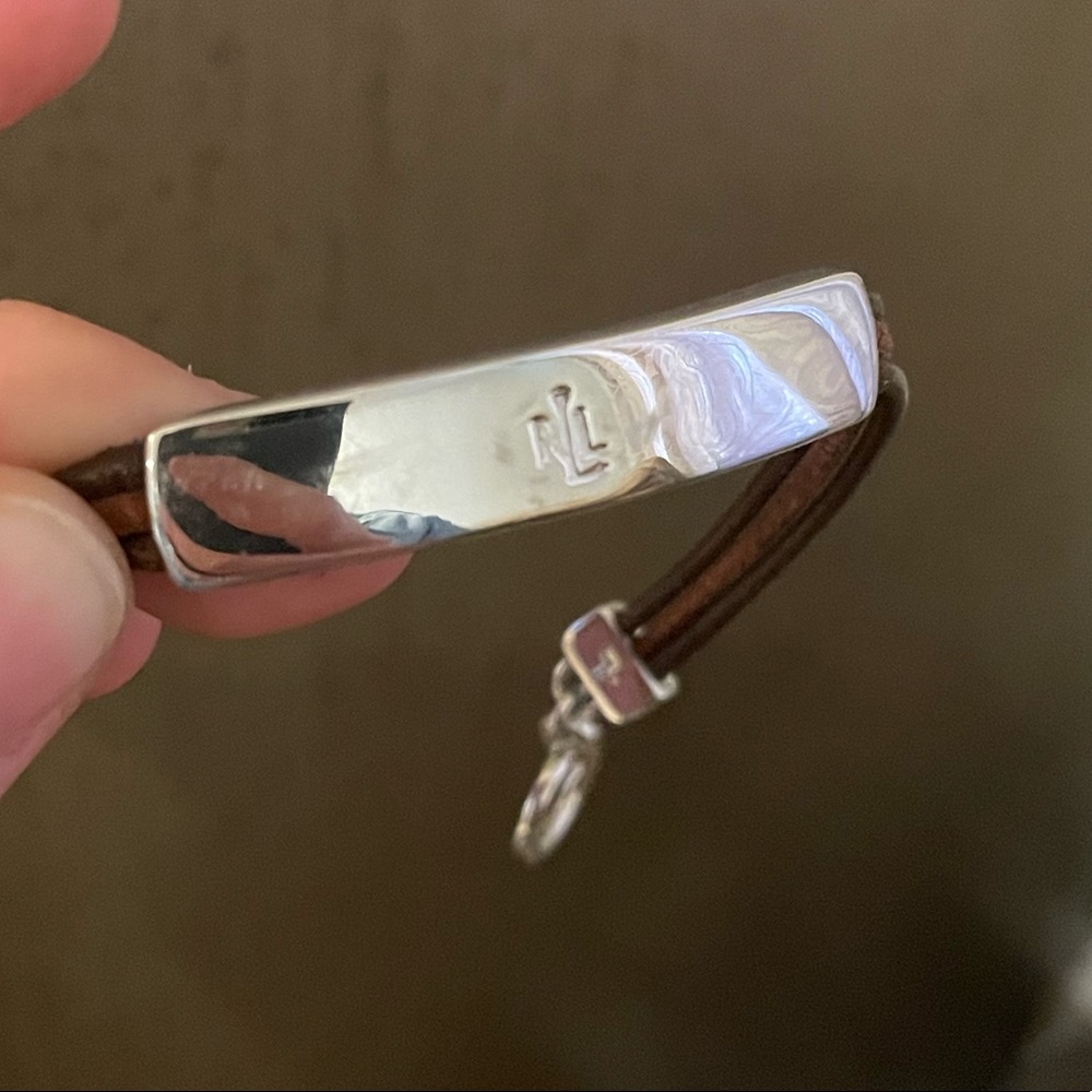Ralph Lauren Brown Leather Bracelet
